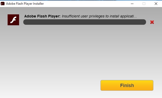 Adobe Flash Player Not Working