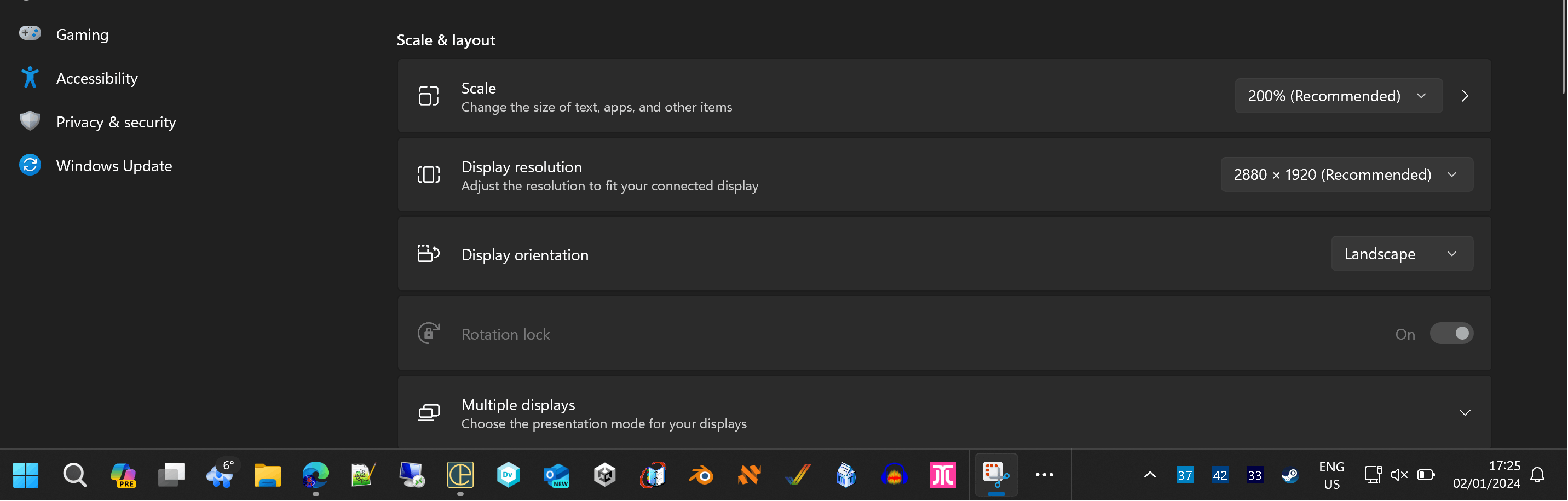 Windows 11 Taskbar is too large - Microsoft Community