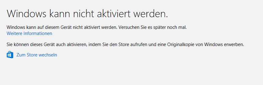 Aktivierung Von Windows 10 Nach Hardware Tausch Funktioniert Nicht ...