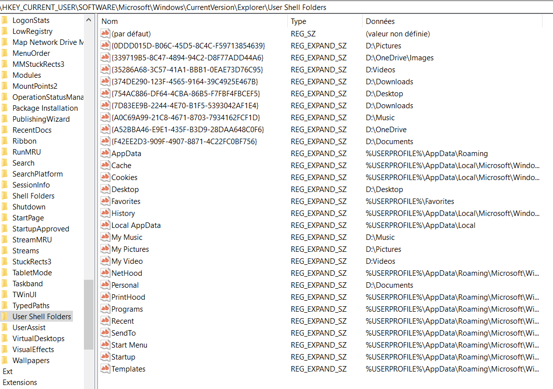 Repair broken location path in 