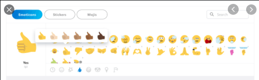 Why are all the 'people' icons... the emoji's ... all white people ...