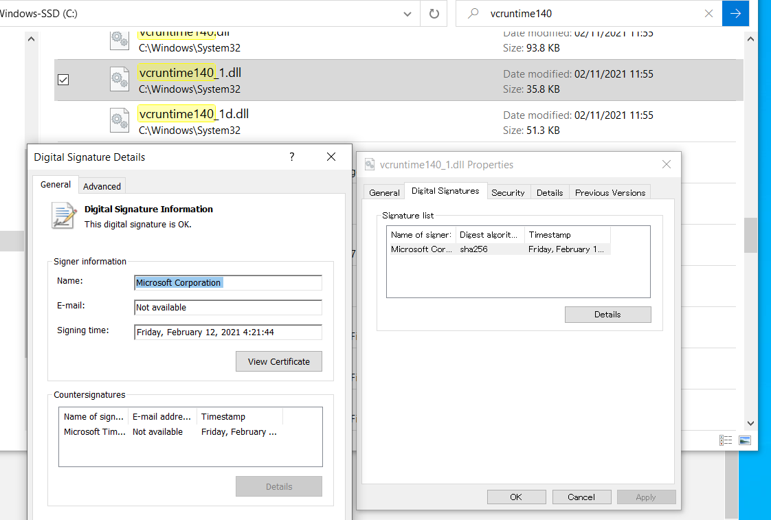 Vcruntime140 1 Dll Issue Microsoft Community