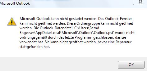 Outlook 2013 War Eingefrohren Lasst Sich Nicht Mehr Starten