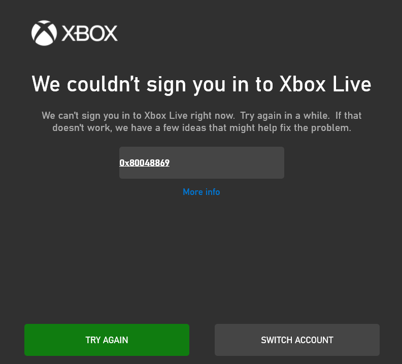 In zoomen insluiten Bedenk Xbox live error - Microsoft Community