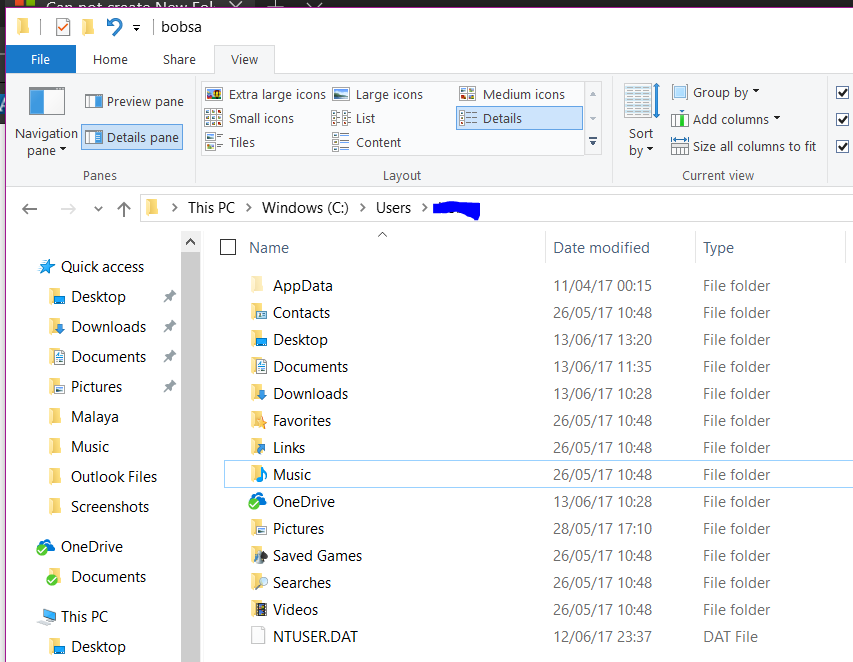 Can not create New Folder in Desktop - Microsoft Community