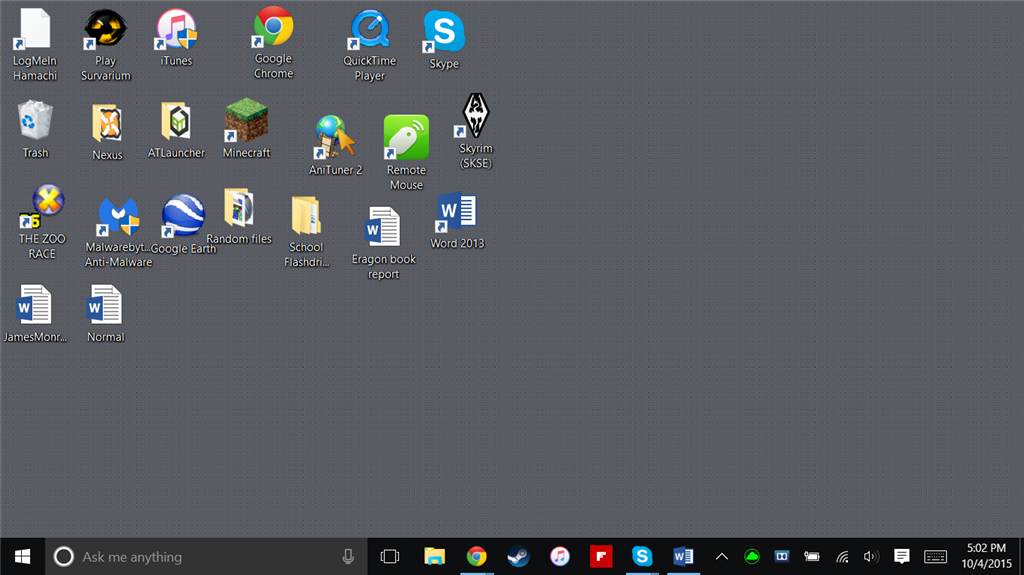 Windows 10 desktop background glitch? - Microsoft Community