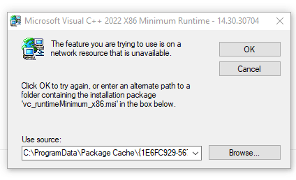 Visual C 15 22 Failing To Install Microsoft Community