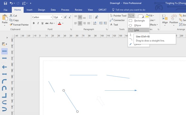 Office 365 visio 2016 arrows are greyed out microsoft community