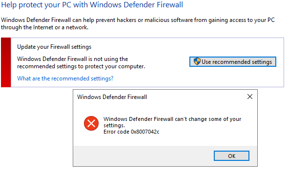 Windows Defender Firewall - Microsoft Community