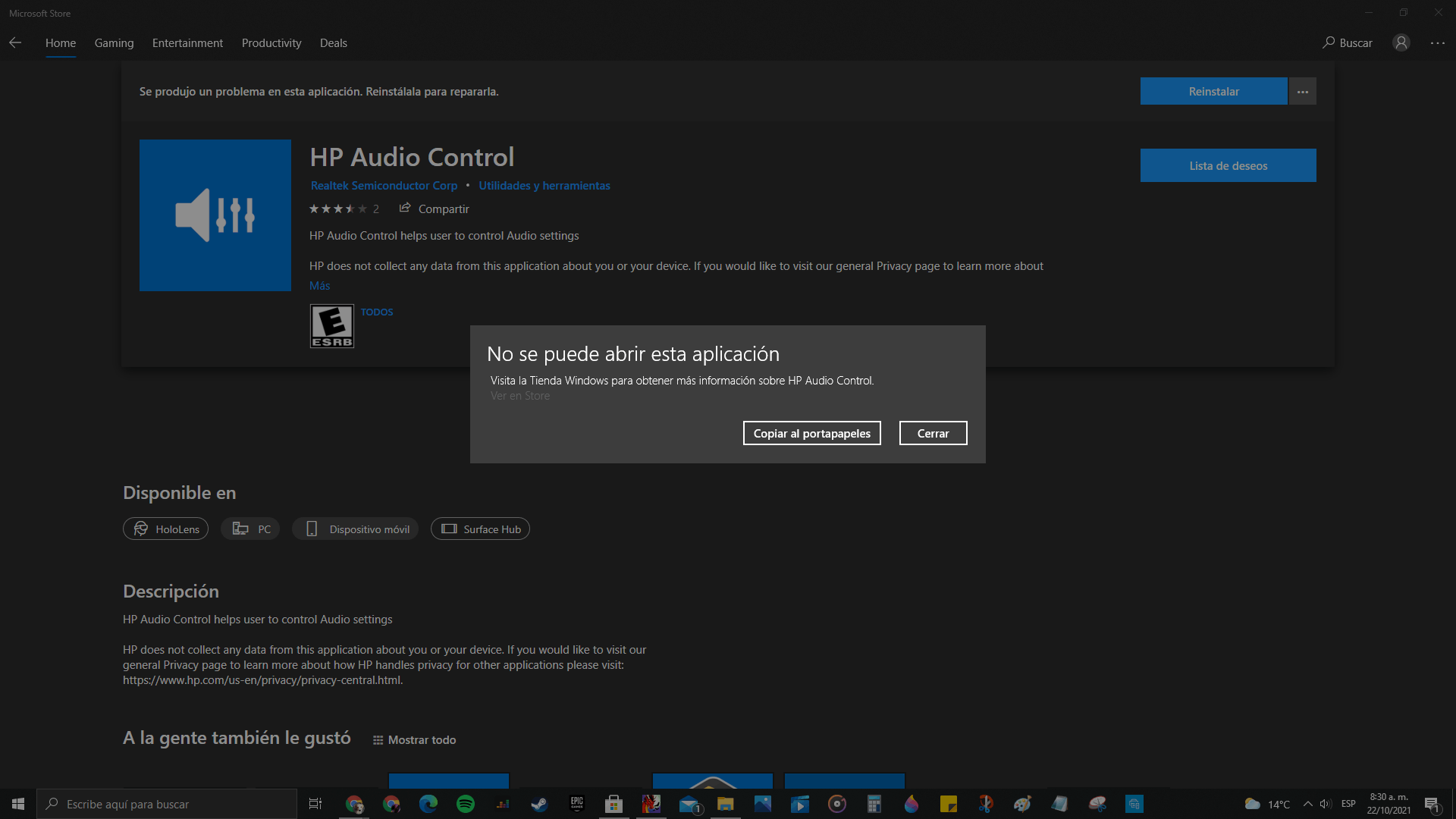 error-con-hp-audio-control-windows-10-microsoft-community