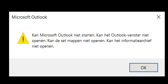 Outlook Opent Niet Meer Door Oud (Werk) Emailadres - Microsoft Community