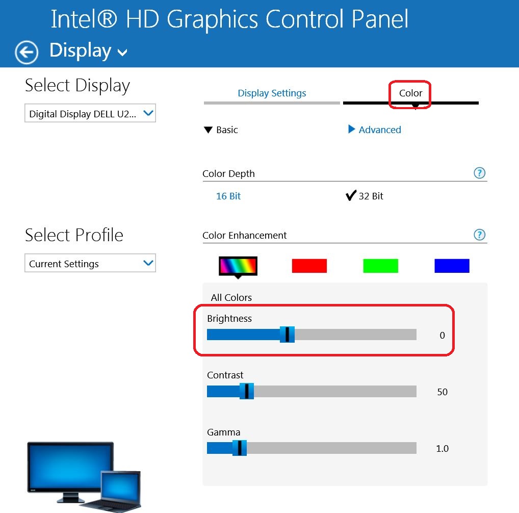 Adjusting screen brightness on a Dell XPS desktop - Microsoft Community