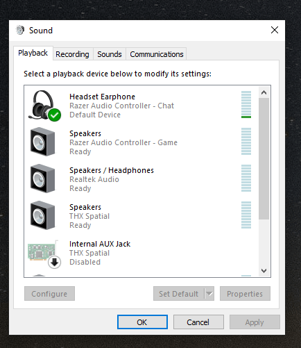 Razer kraken windows 10 not online working