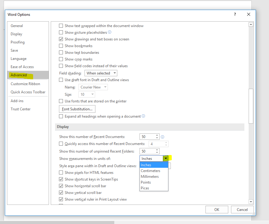 microsoft-word-change-units-of-measurement