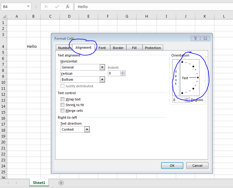 Making Column Headers diagonal - Microsoft Community