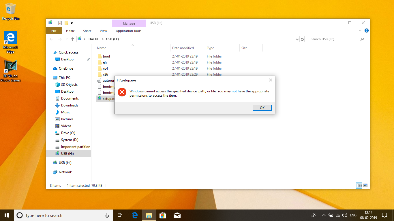 Why can't I run EXE files on Windows 10?