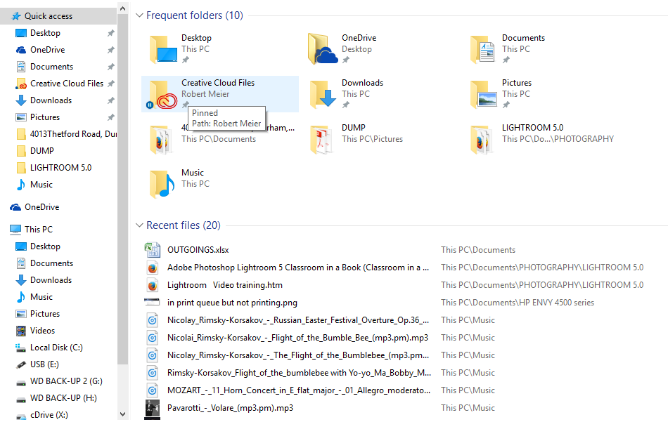 Win 10 - File explorer duplicates some folders - Microsoft Community