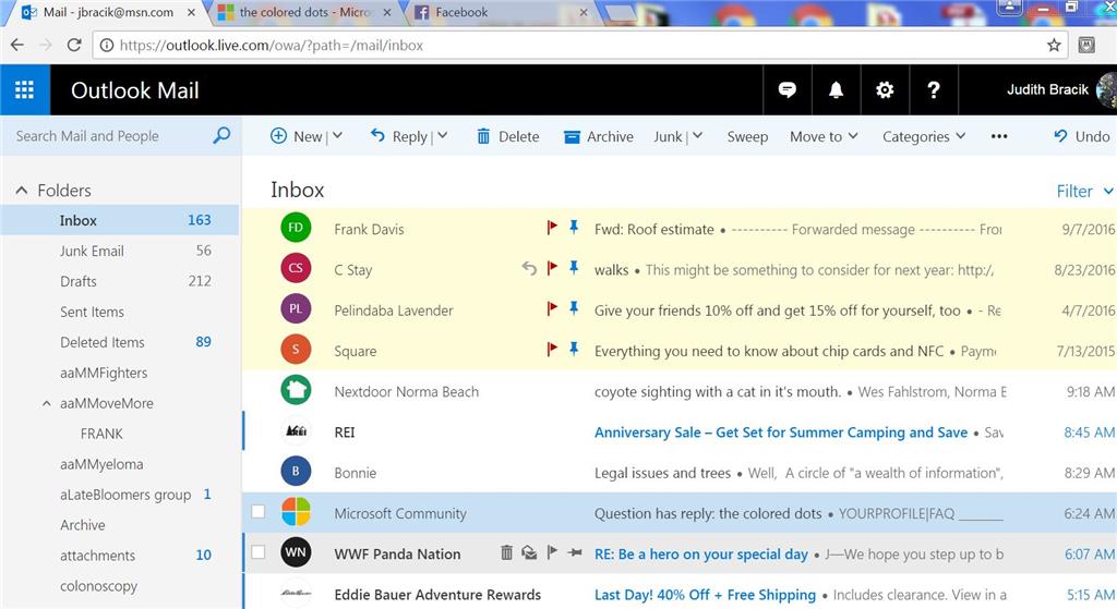 What Does A Red Dot Mean On Outlook