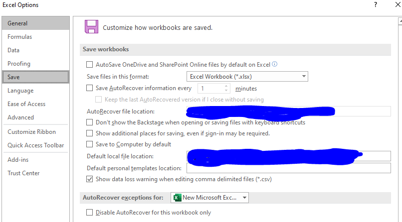 How to turn off Document Recovery in Exel Microsoft Community