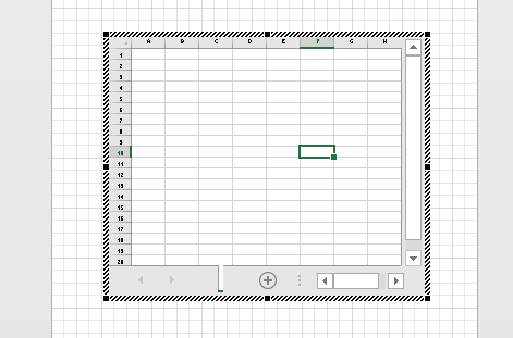  Visio  Plan  2 Resizing an embedded Excel 365 object 