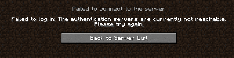 Minecraft "Failed to log in: The authentication servers are currently -  Microsoft Community