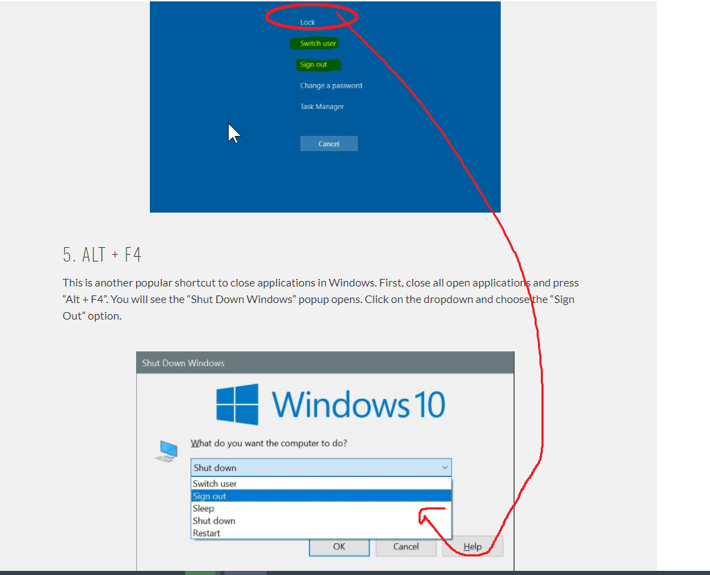 What Is The Difference Between Shut Down And Sign Out