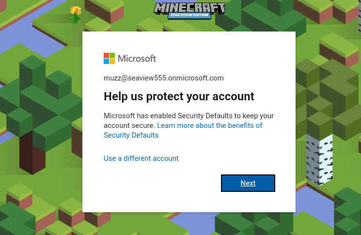 Acesso ao Minecraft education. - Microsoft Community