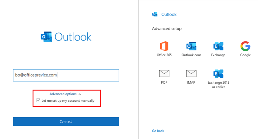 Outlook 2016 не подключается к exchange 2016