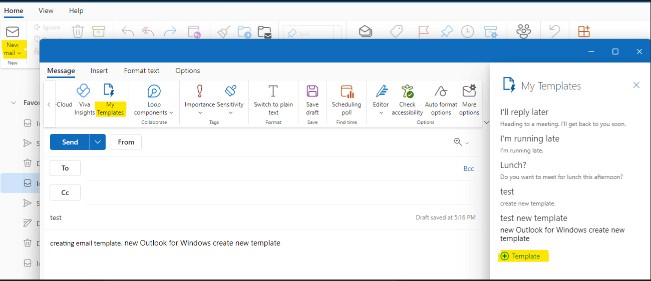 Unable to save templates in Outlook 1.2023.515.100 Microsoft Community