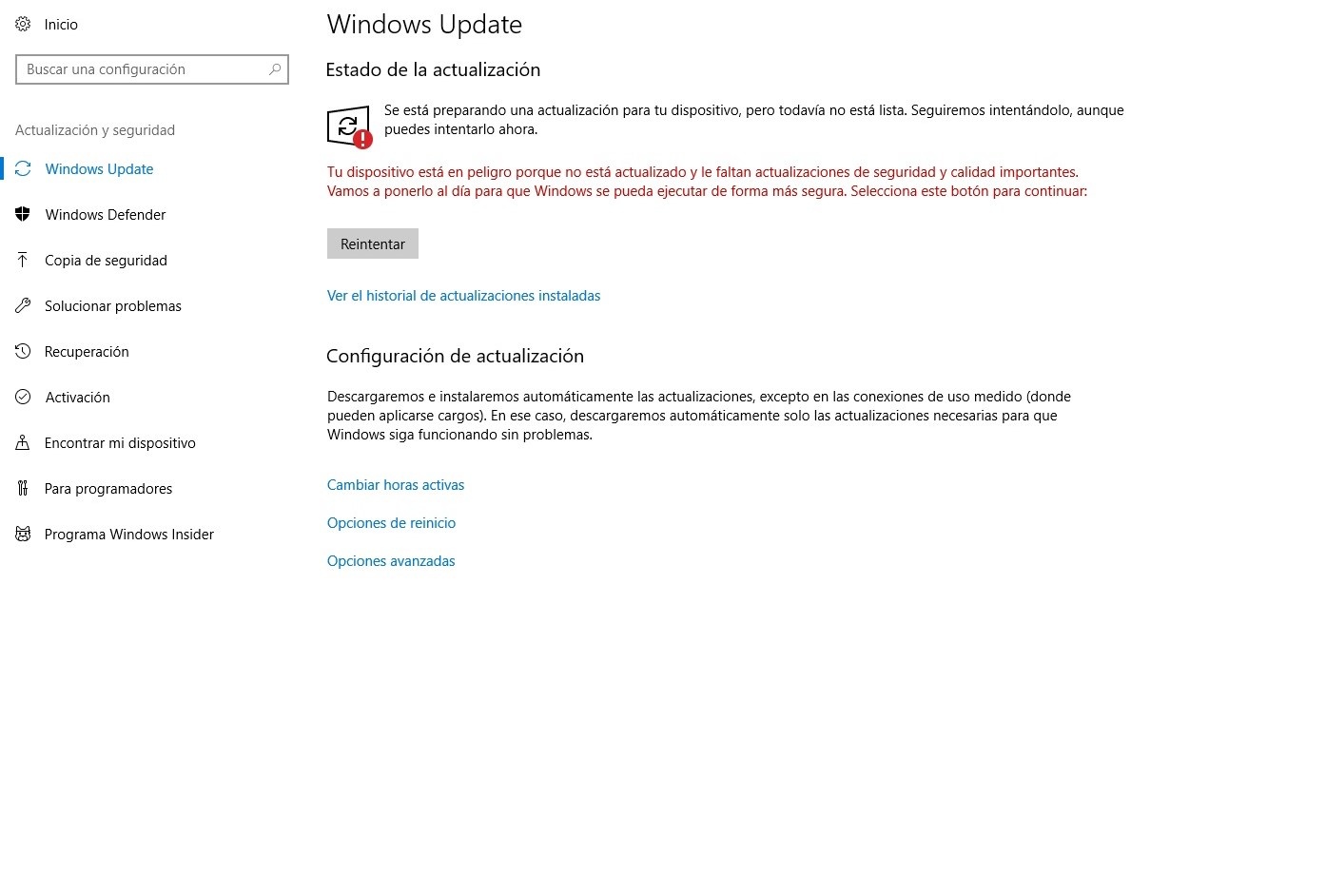 Ordenador Recien Formateado A Baja Y La Actualizacion De Windows 10 Da Microsoft Community 3500