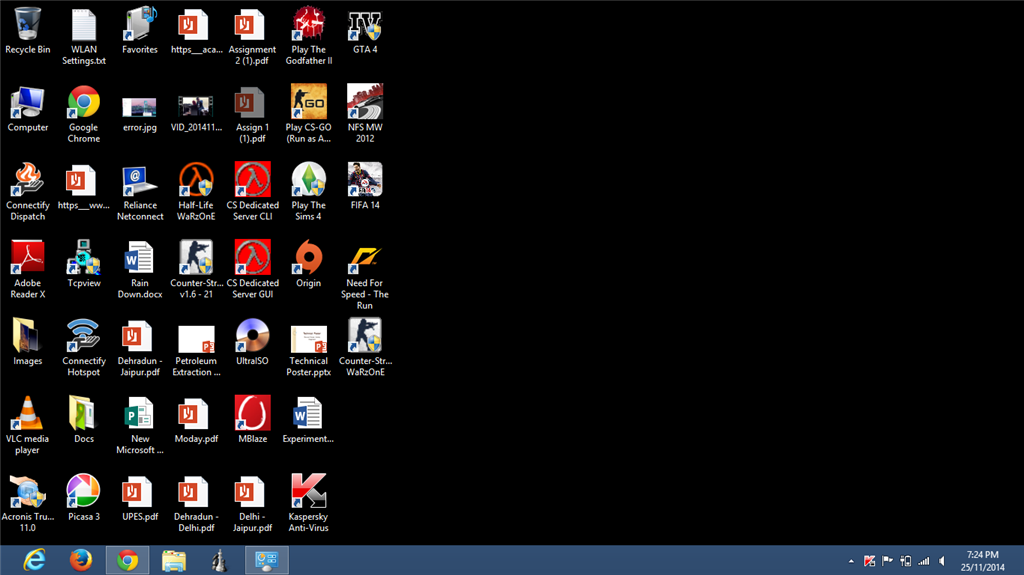 Desktop background suddenly changed to black in Windows 8 ...