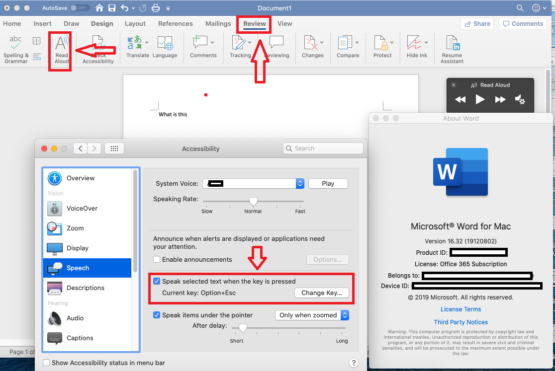 Microsoft Word reads to you: How to use the Speak and Read Aloud