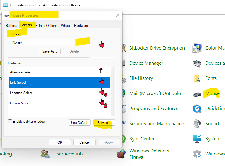 How To Change The "Grab" Hand Cursor? - Microsoft Community