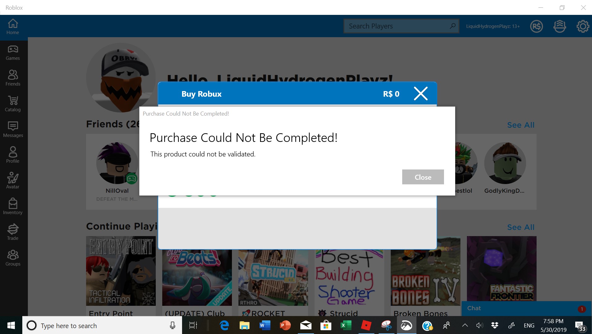 Purchase Could Not Be Completed Microsoft Community