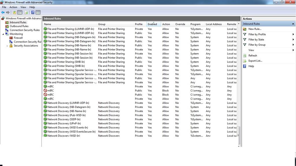 Как use a firewall to block outbound connections