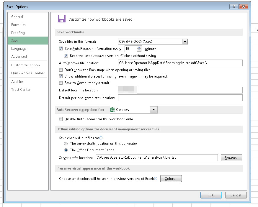 Locate file. Save options. How to save a file in excel. Autorecover. Как установить автосохранение в excel.