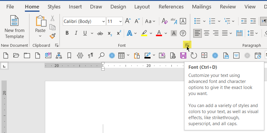 How to open dialog box launcher on microsoft word? : r/mac