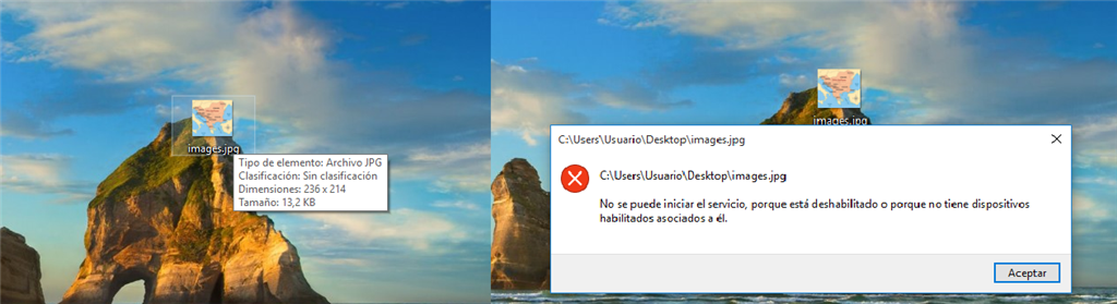 Windows 10 Error No Se Puede Iniciar El Servicio Porque Está Microsoft Community 1605