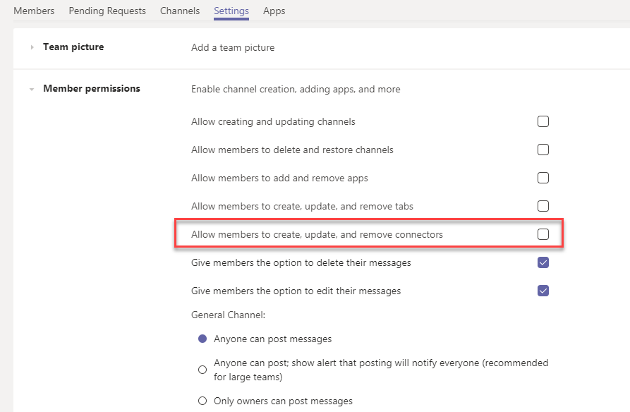 Unable to add or configure connectors in Teams Microsoft Community