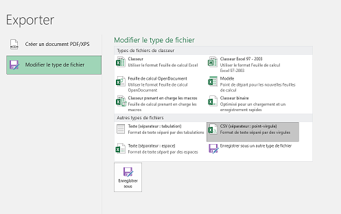 Excel 2016 Comment changer le s parateur CSV de point virgule