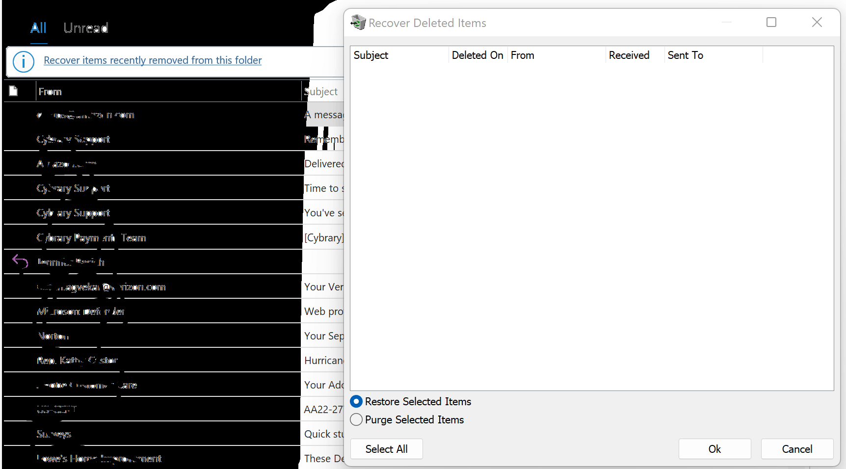 why-is-outlook-moving-random-emails-from-deleted-folder-to-another