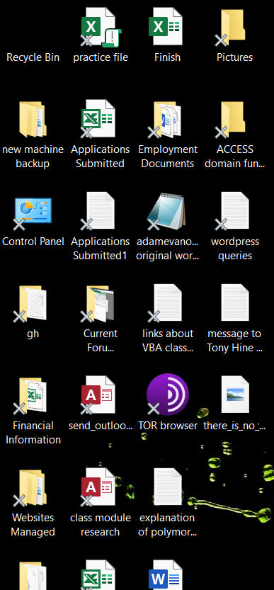 Weird Green Checkmarks On Short Icons On The Desktop Microsoft Community