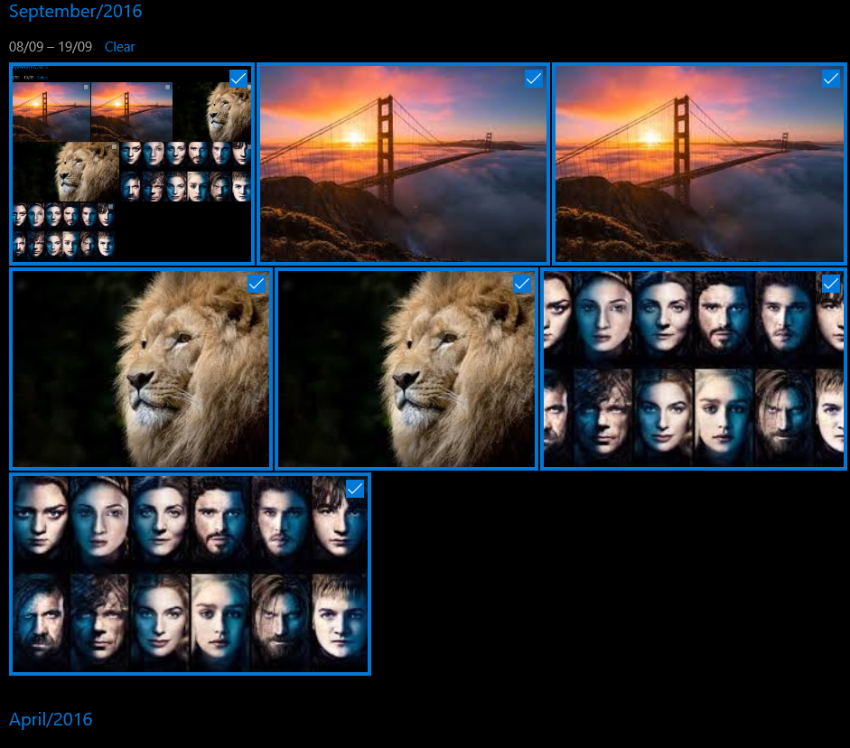 Selecting Multiple Photos In Photos App On Windows 10 - Microsoft Community