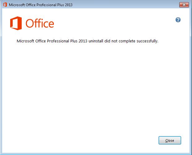 microsoft office 2013 cannot uninstall - Microsoft Community