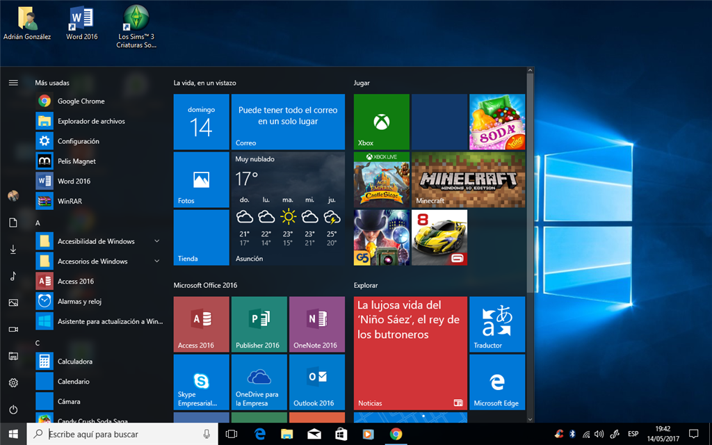 diferente a Citar Madurar Windows 10 | Iconos en inicio no aparecen - Microsoft Community