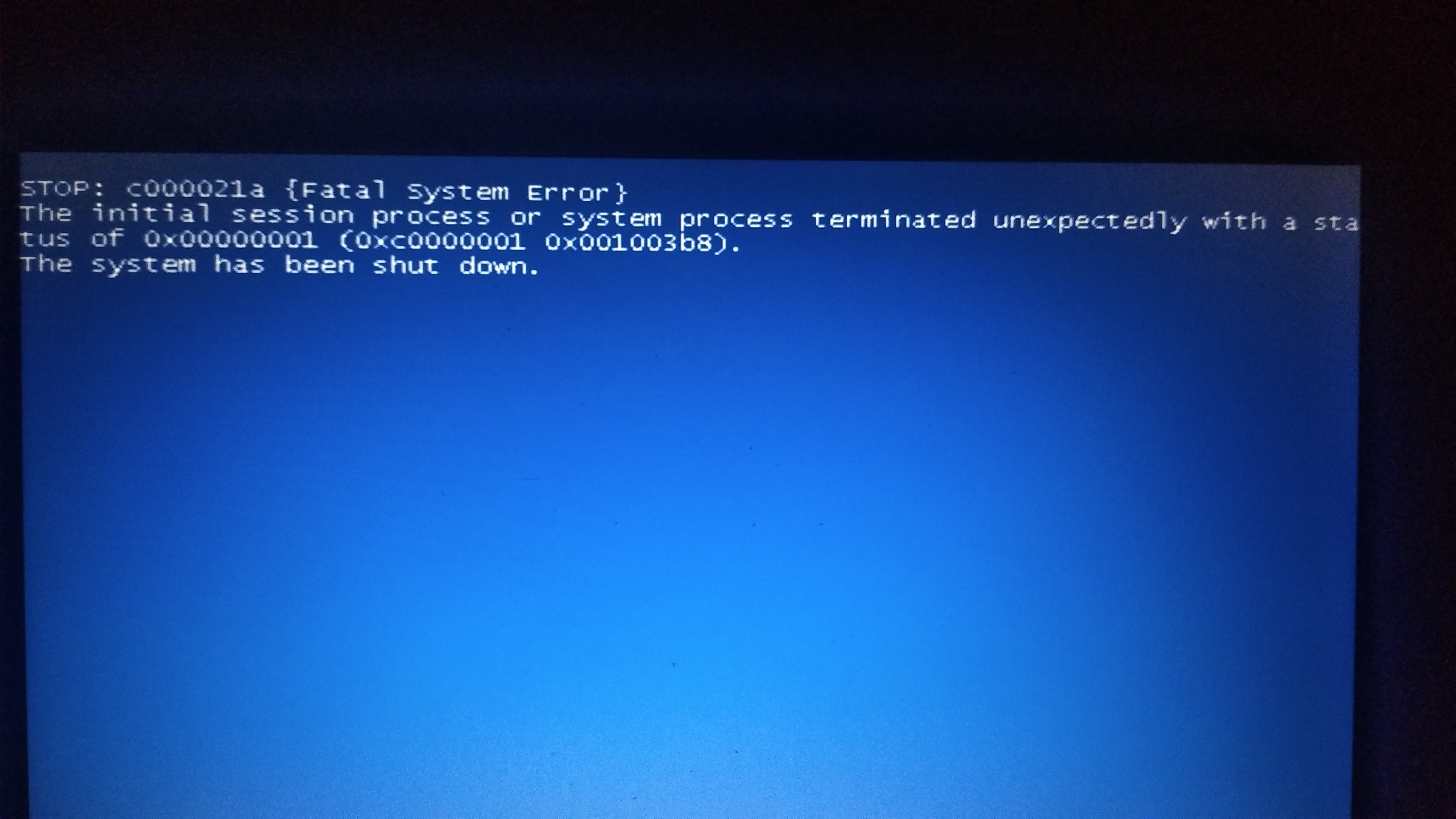 Stop c000021a fatal system error windows 7 как исправить