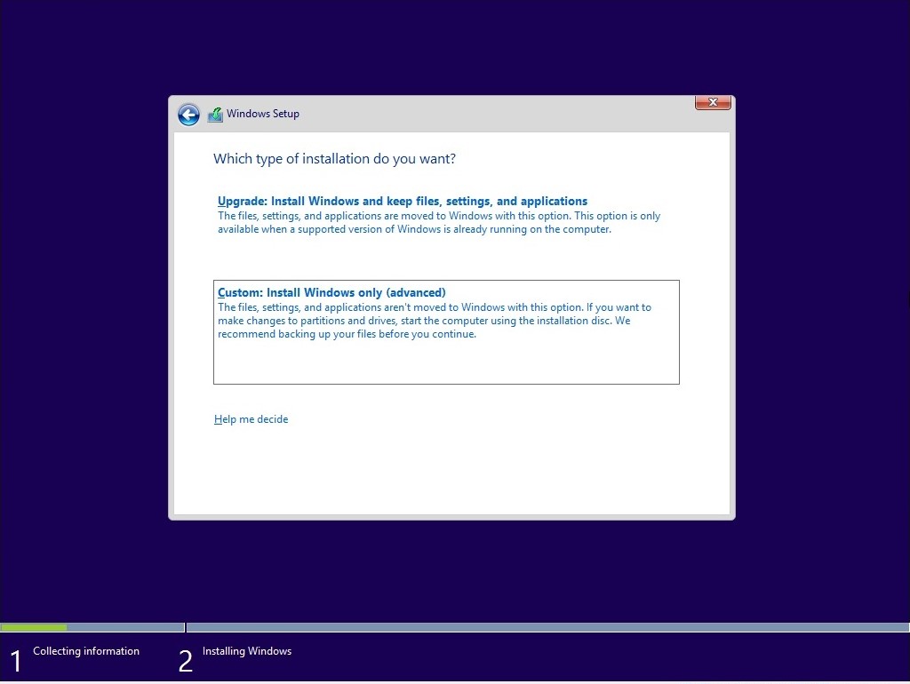 How To Perform A Custom Installation Of Windows Microsoft Community
