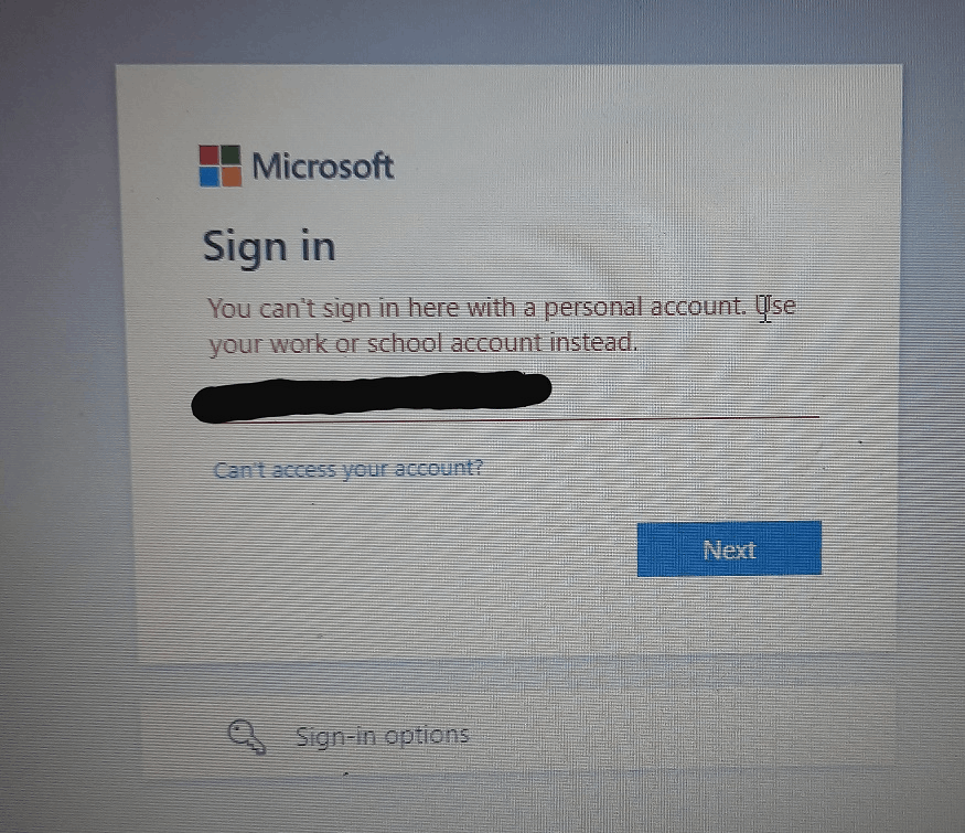 What happened and why can't I play on a personal account? • page 1