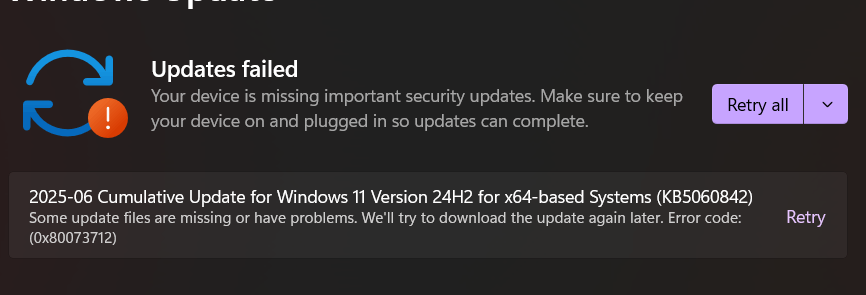 2025-06 Cumulative Update for Windows 11 Version 24H2 for