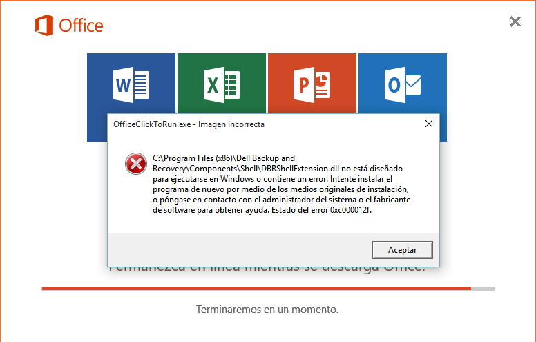 Error en instalacion Office 365 - Microsoft Community